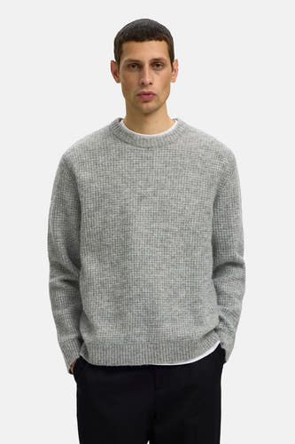 Pull col O gris - SELECTED