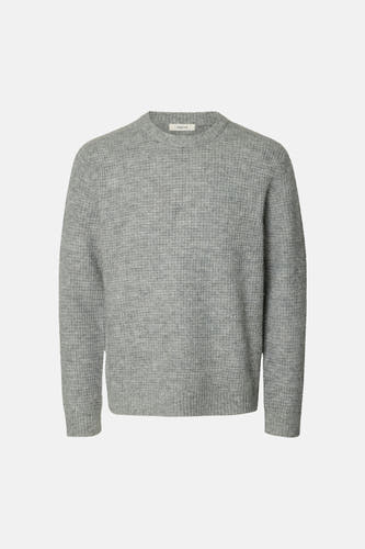Pull col O gris - SELECTED