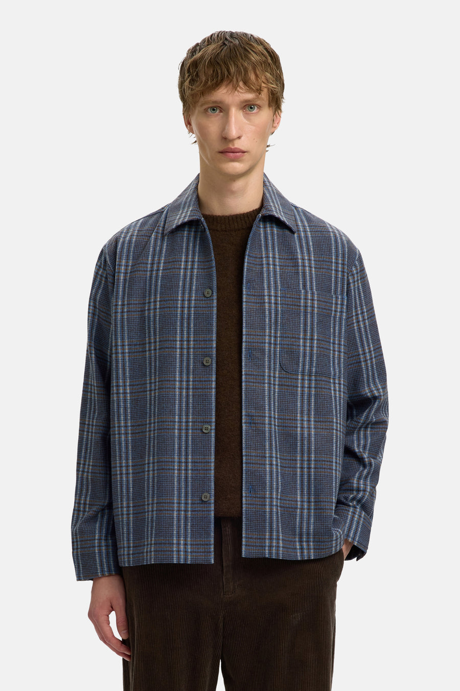 Hemd (lange mouwen) blauw - SELECTED
