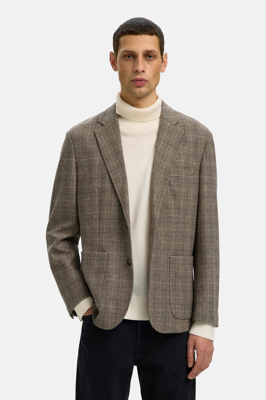 Blazer brun - SELECTED