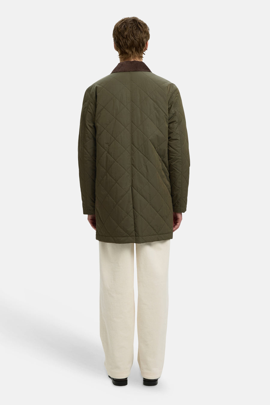 Veste longue vert - SELECTED