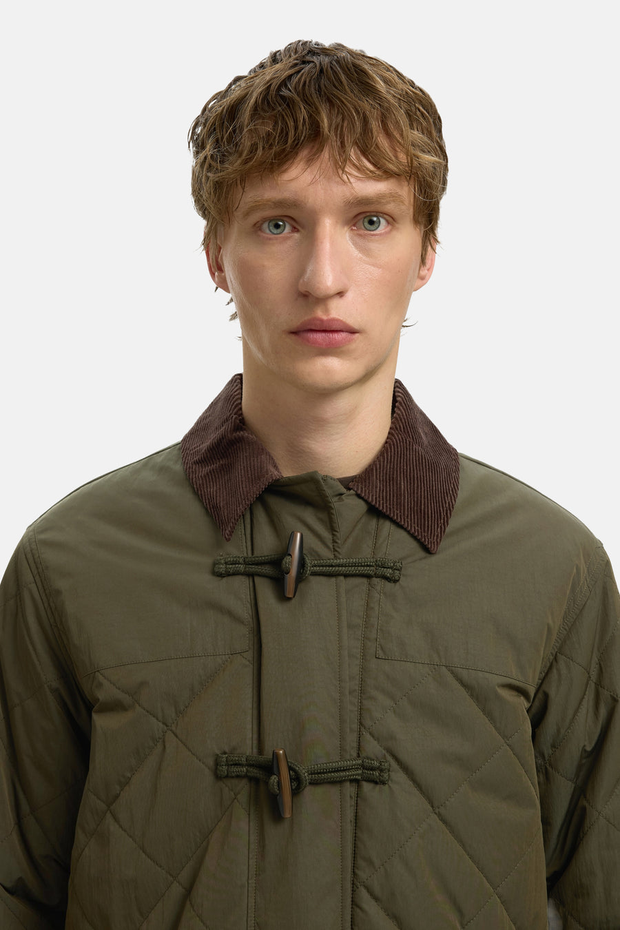 Veste longue vert - SELECTED