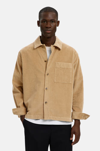 Hemd (lange mouwen) beige - SELECTED