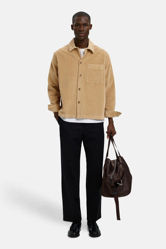 Hemd (lange mouwen) beige - SELECTED