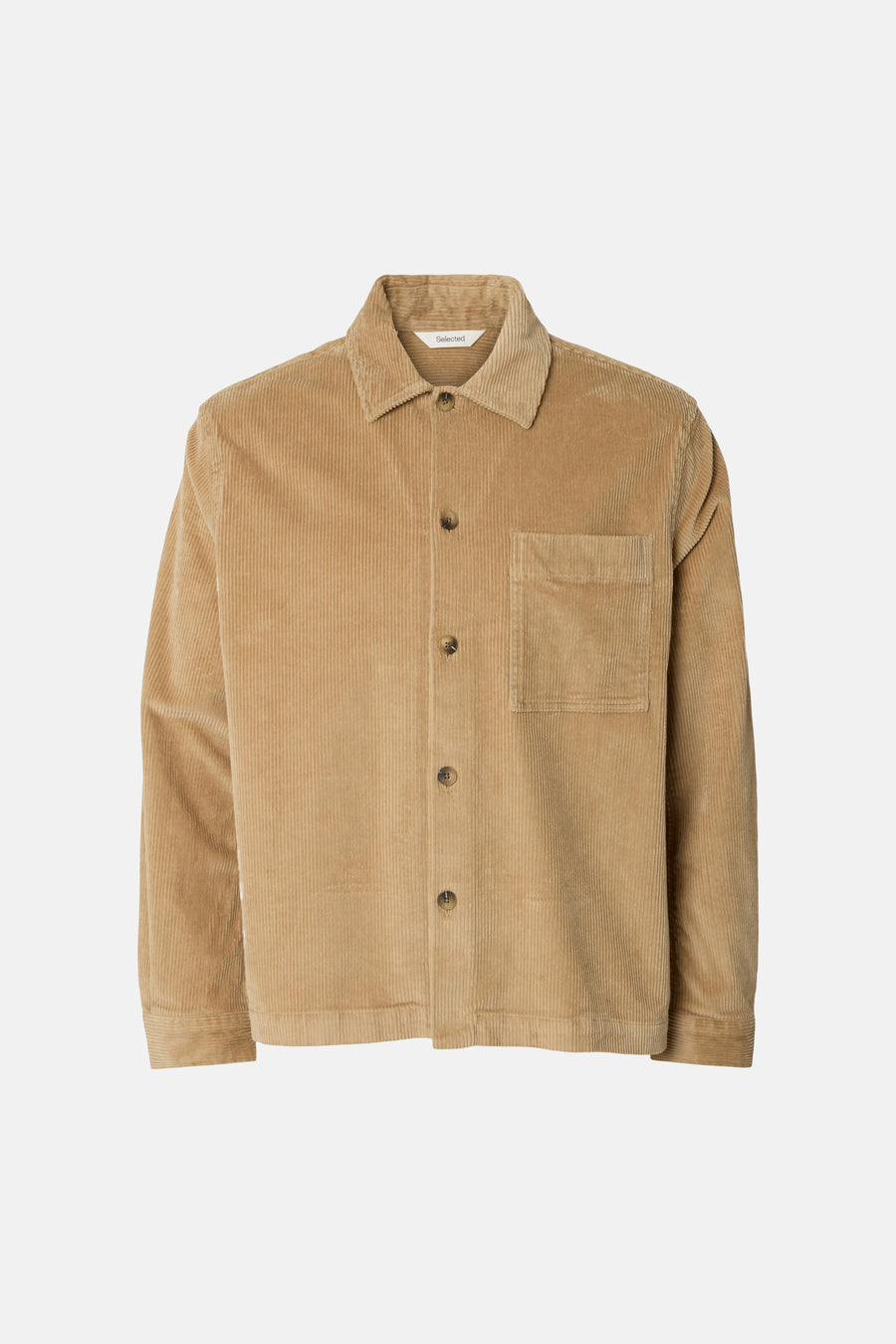 Hemd (lange mouwen) beige - SELECTED