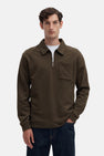 Sweater met ronde hals bruin - SELECTED