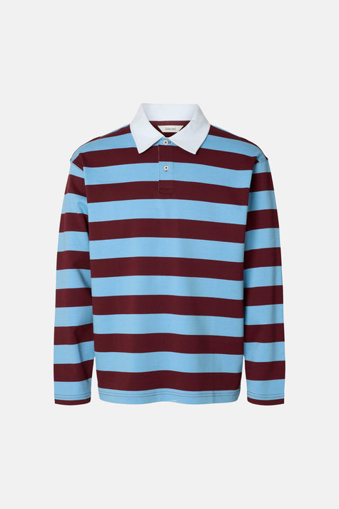 Sweater met ronde hals blauw - SELECTED