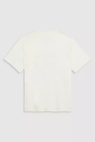 Ecru T-shirt met korte mouwen van Levi's®, gezien van achteren.