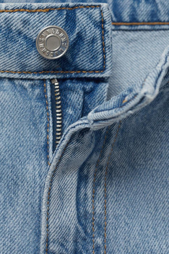 Jeans wide light blue denim - MANGO - MANGO