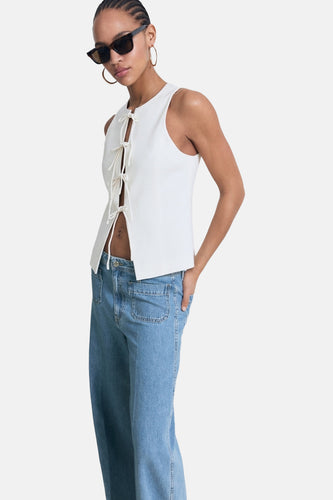 EMMA - mid blue denim - MANGO