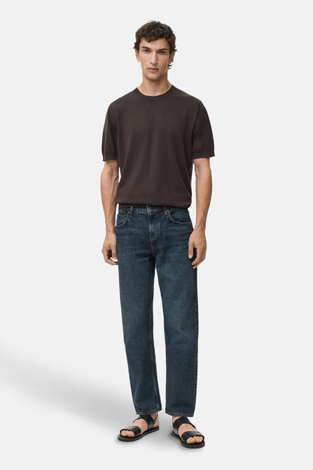 Jeans slim dark blue denim - MANGO