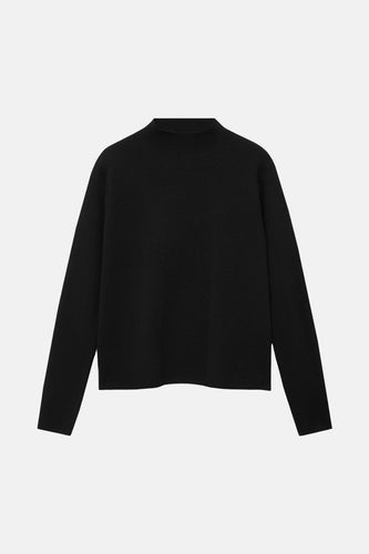 Pull à col rond - noir