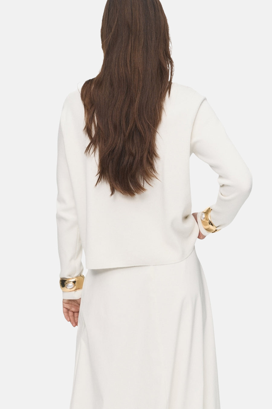 Pull met ronde hals - Wit - MANGO - 3