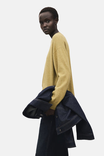 Pull met ronde hals - green - MANGO