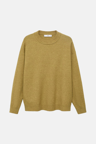 Pull met ronde hals - green - MANGO
