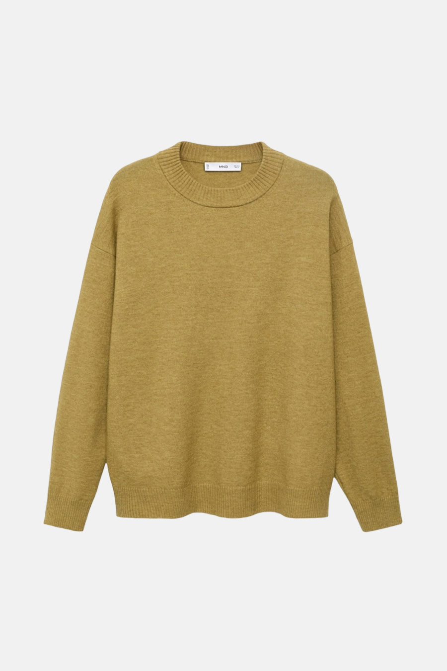 Pull met ronde hals - green - MANGO