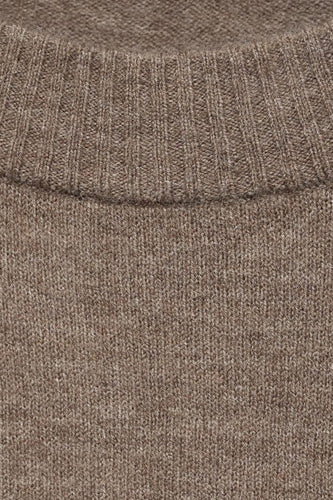 Pull met ronde hals - bruin - MANGO