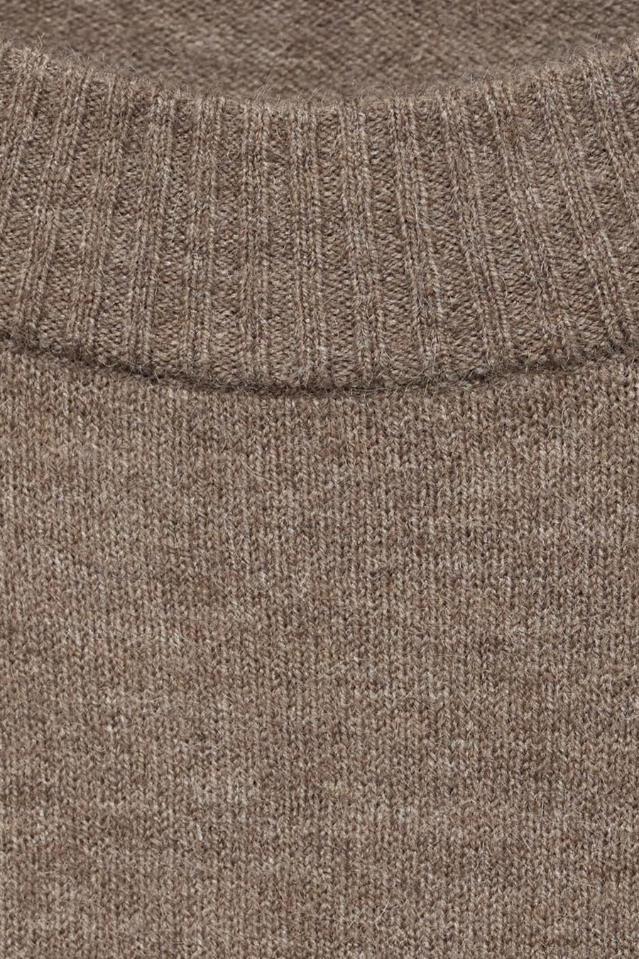 Pull met ronde hals - bruin - MANGO