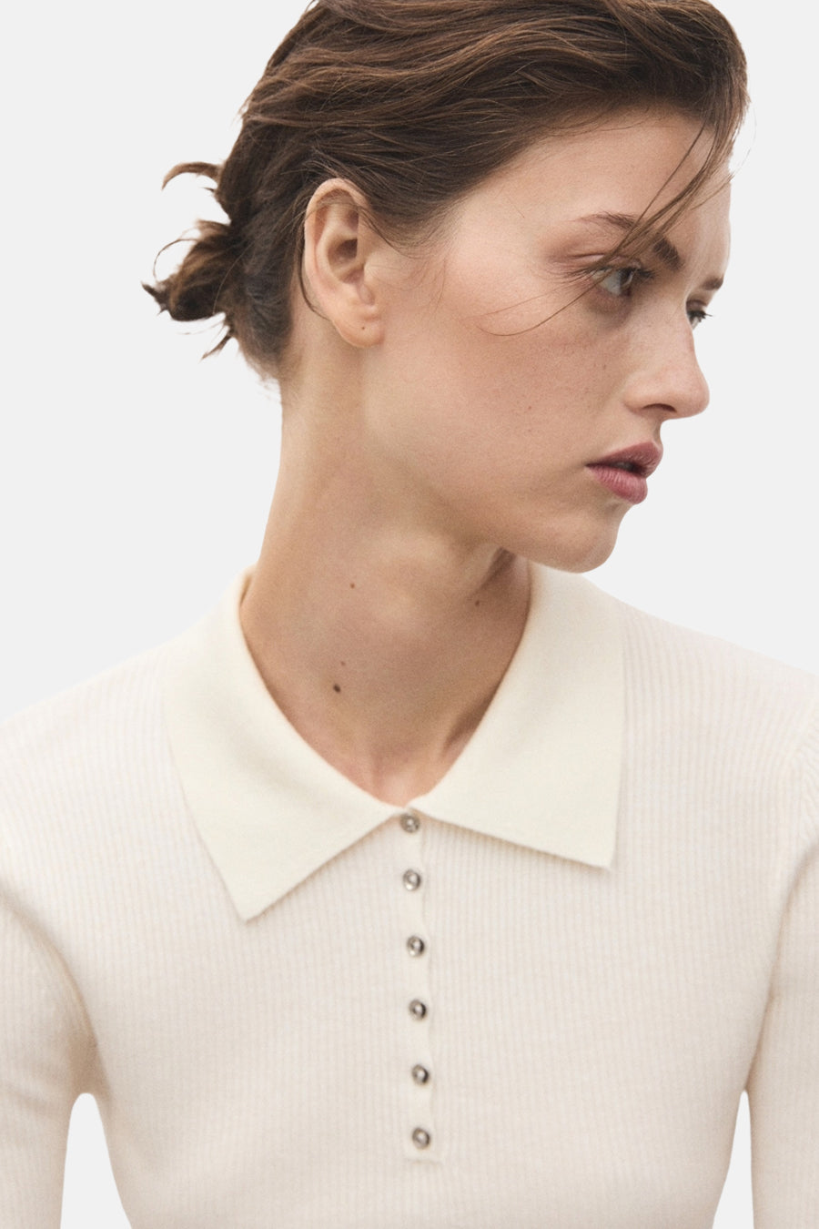 Pull met ronde hals - beige - MANGO - 4