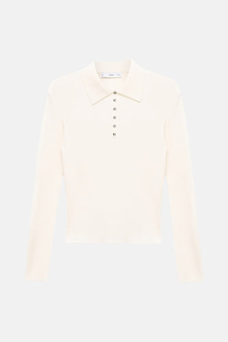 Pull met ronde hals - beige - MANGO - 6