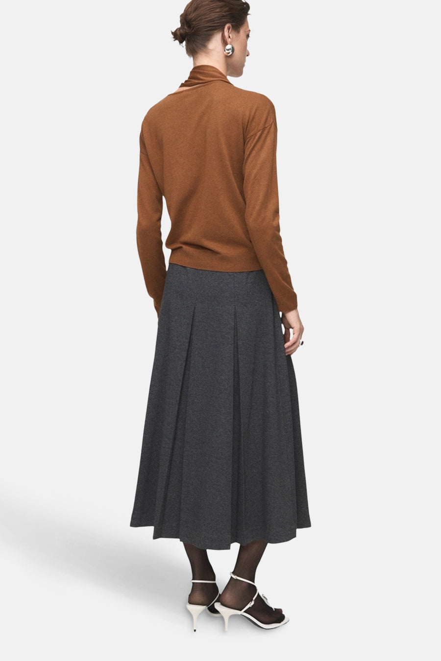 Pull met ronde hals - bruin - MANGO - 3