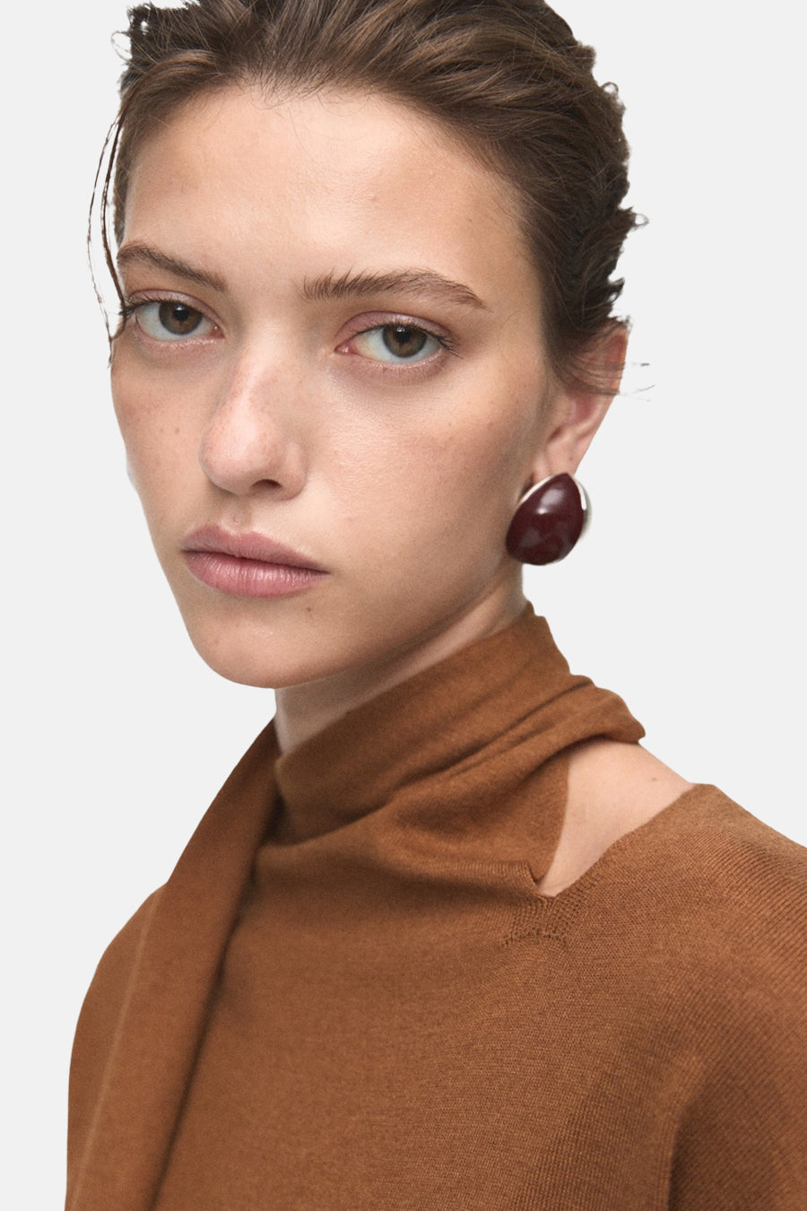 Pull met ronde hals - bruin - MANGO - 4