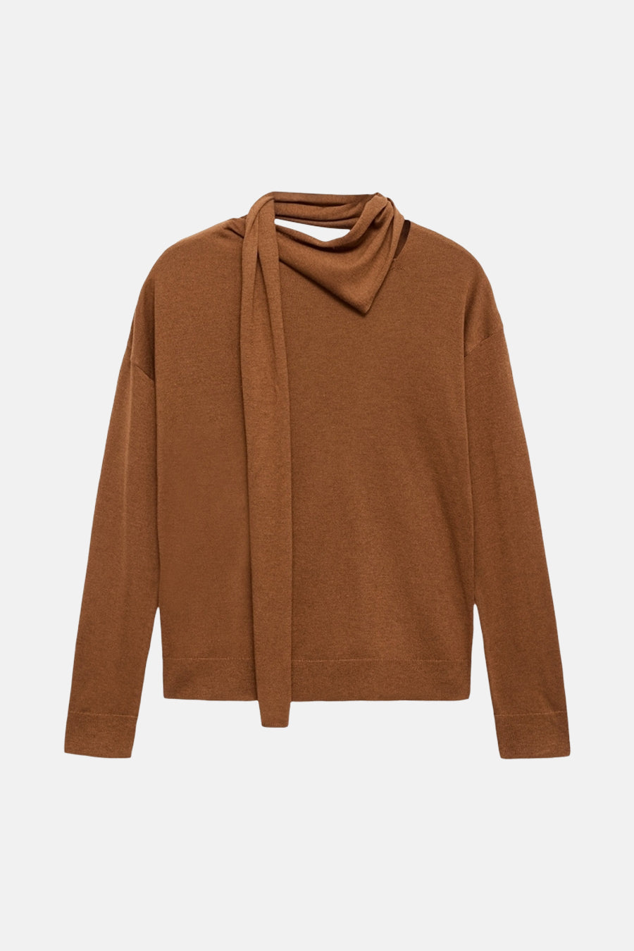 Pull met ronde hals - bruin - MANGO - 6