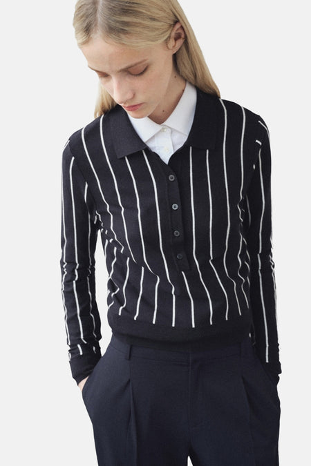 Pull met ronde hals - Blauw