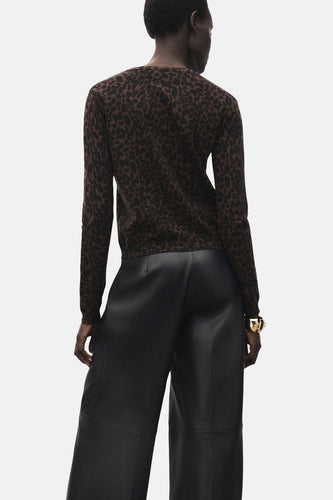 Pull met ronde hals - bruin - MANGO