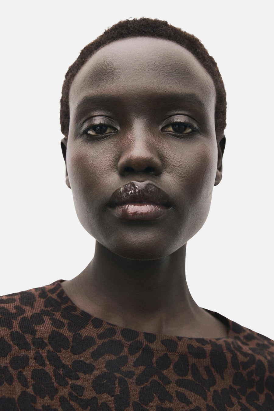 Pull met ronde hals - bruin - MANGO