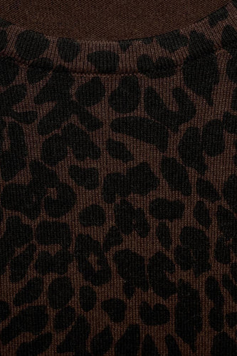 Pull met ronde hals - bruin - MANGO