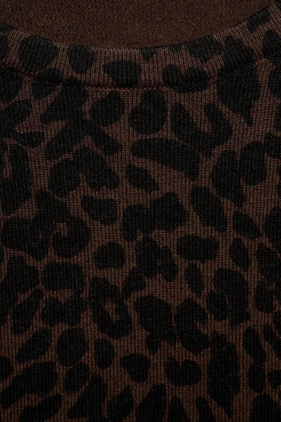 Pull met ronde hals - bruin - MANGO