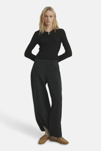 Pull met ronde hals - zwart - MANGO