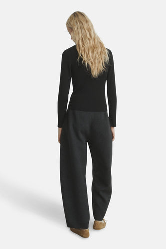 Pull met ronde hals - zwart - MANGO