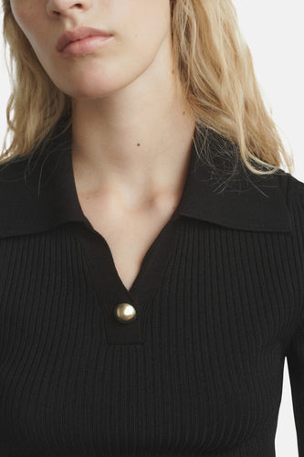Pull met ronde hals - zwart - MANGO