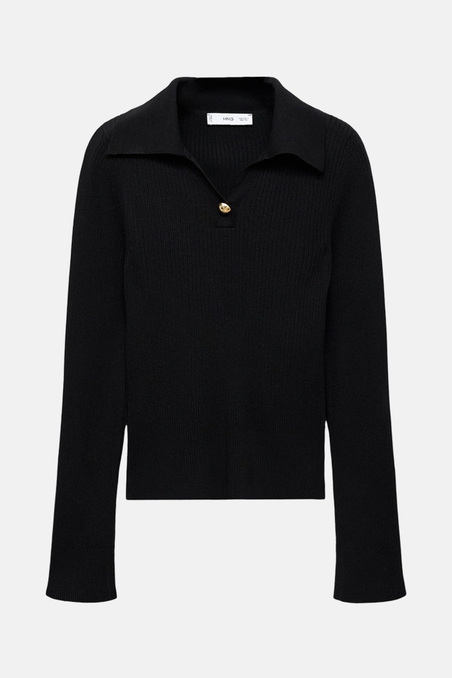 Pull met ronde hals - zwart - MANGO