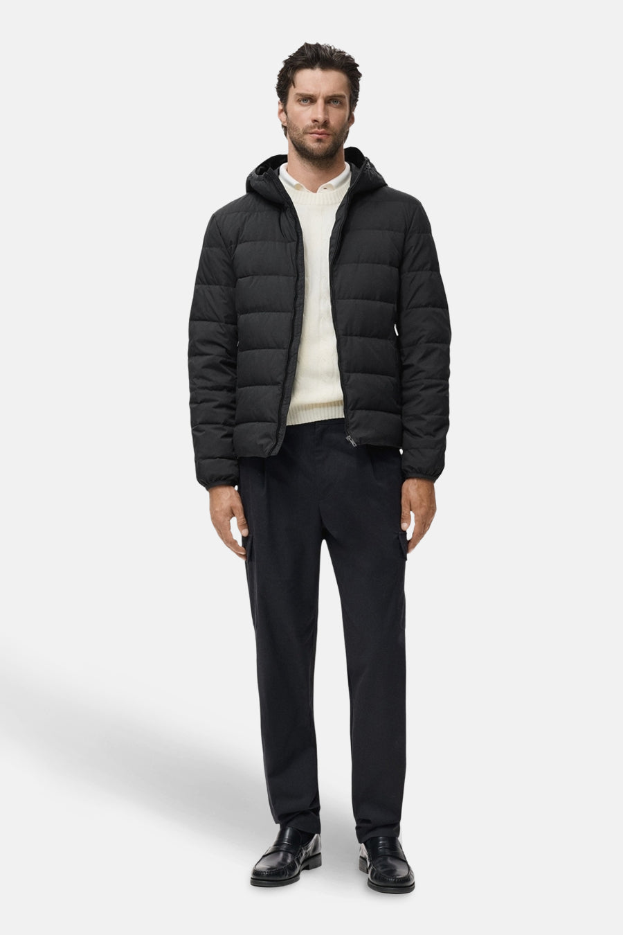 Korte jas - zwart - MANGO