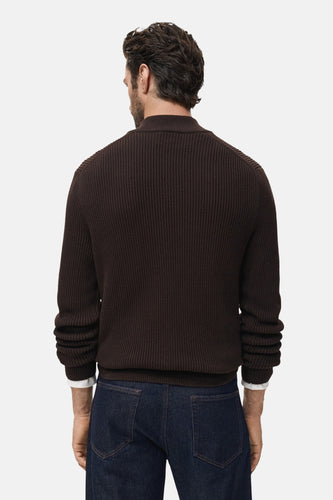 Pull met rolkraag - bruin - MANGO - 5