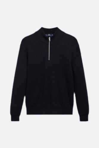 Pull met rolkraag - blauw - MANGO