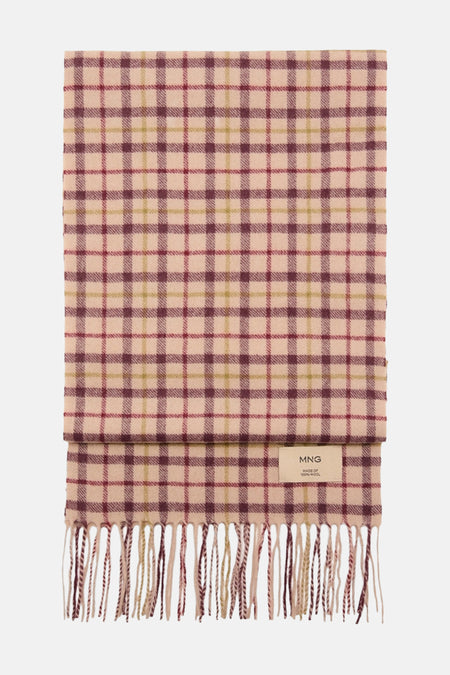 Wintersjaals rood - MANGO