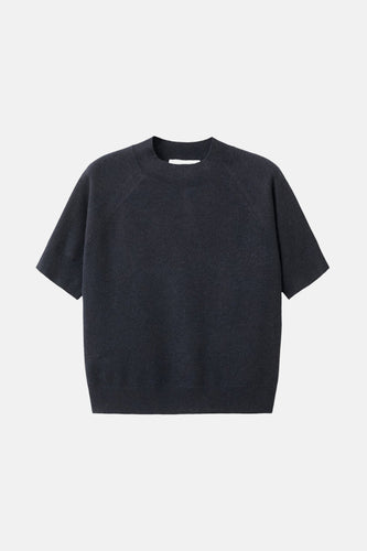 Pull à col rond - bleu - MANGO