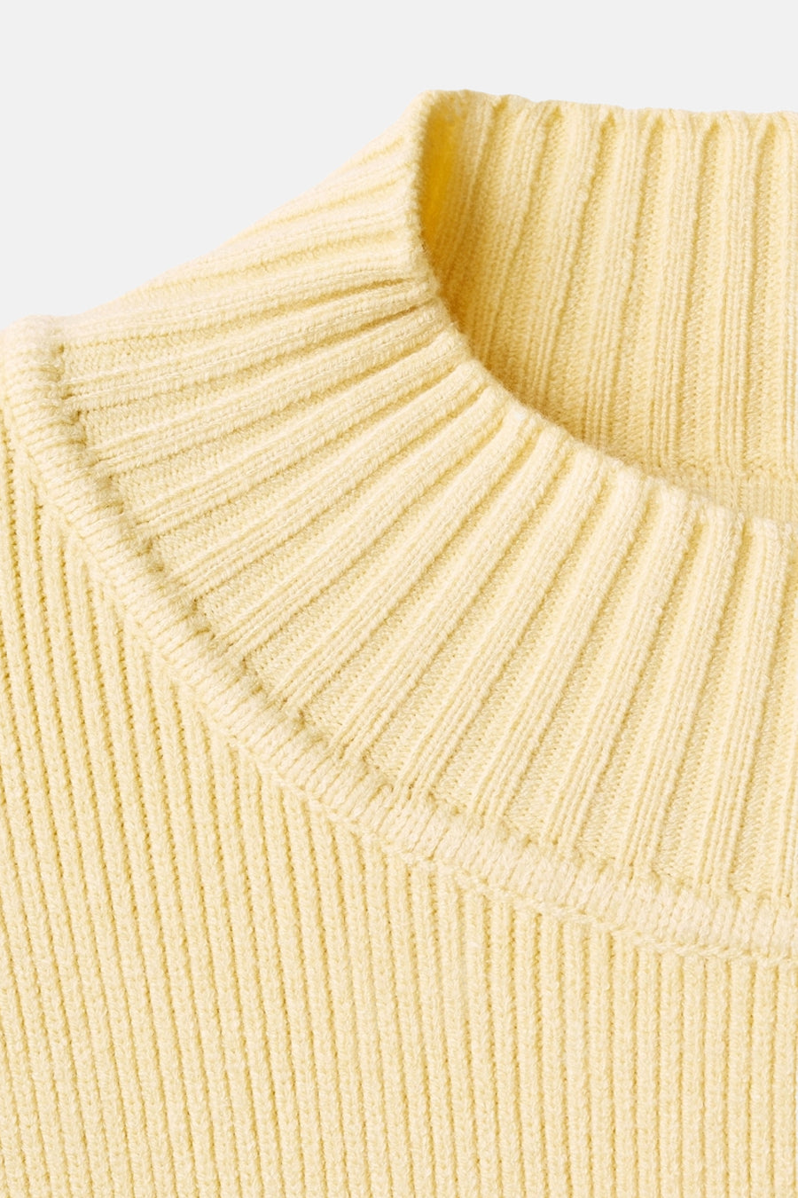 Pull met ronde hals - geel - MANGO