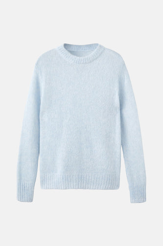 Pull met ronde hals - Blauw - MANGO