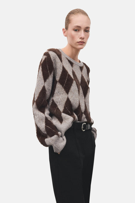 Pull met ronde hals - Multicolor