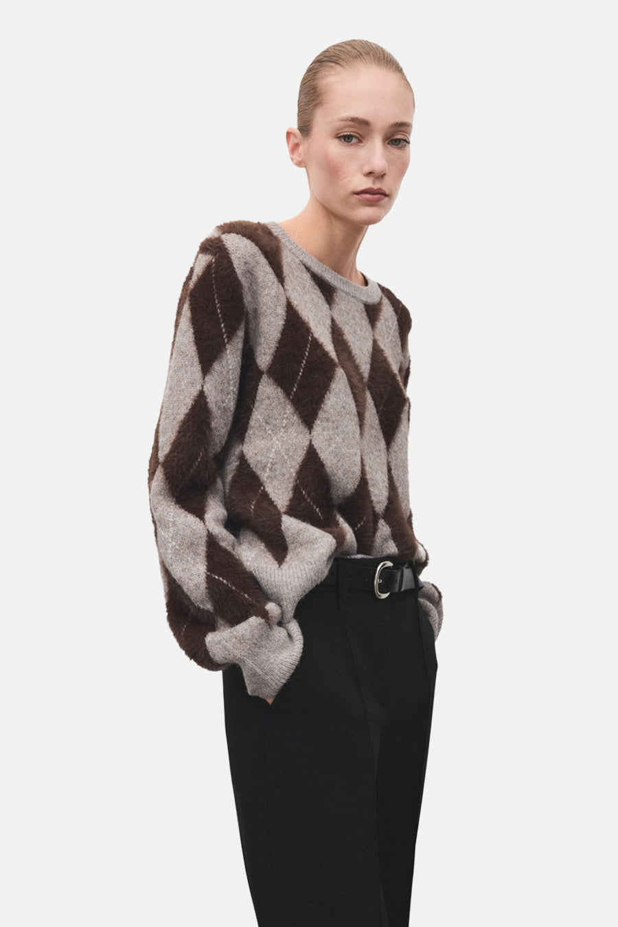 Pull met ronde hals - Multicolor - MANGO