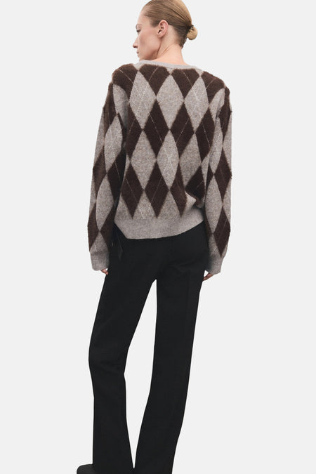 Pull met ronde hals - Multicolor
