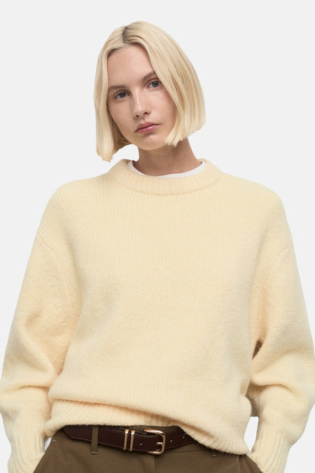 Pull col O Écru - MANGO