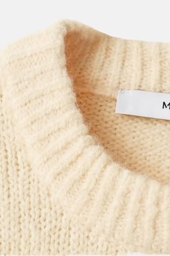 Pull à col rond - jaune - MANGO