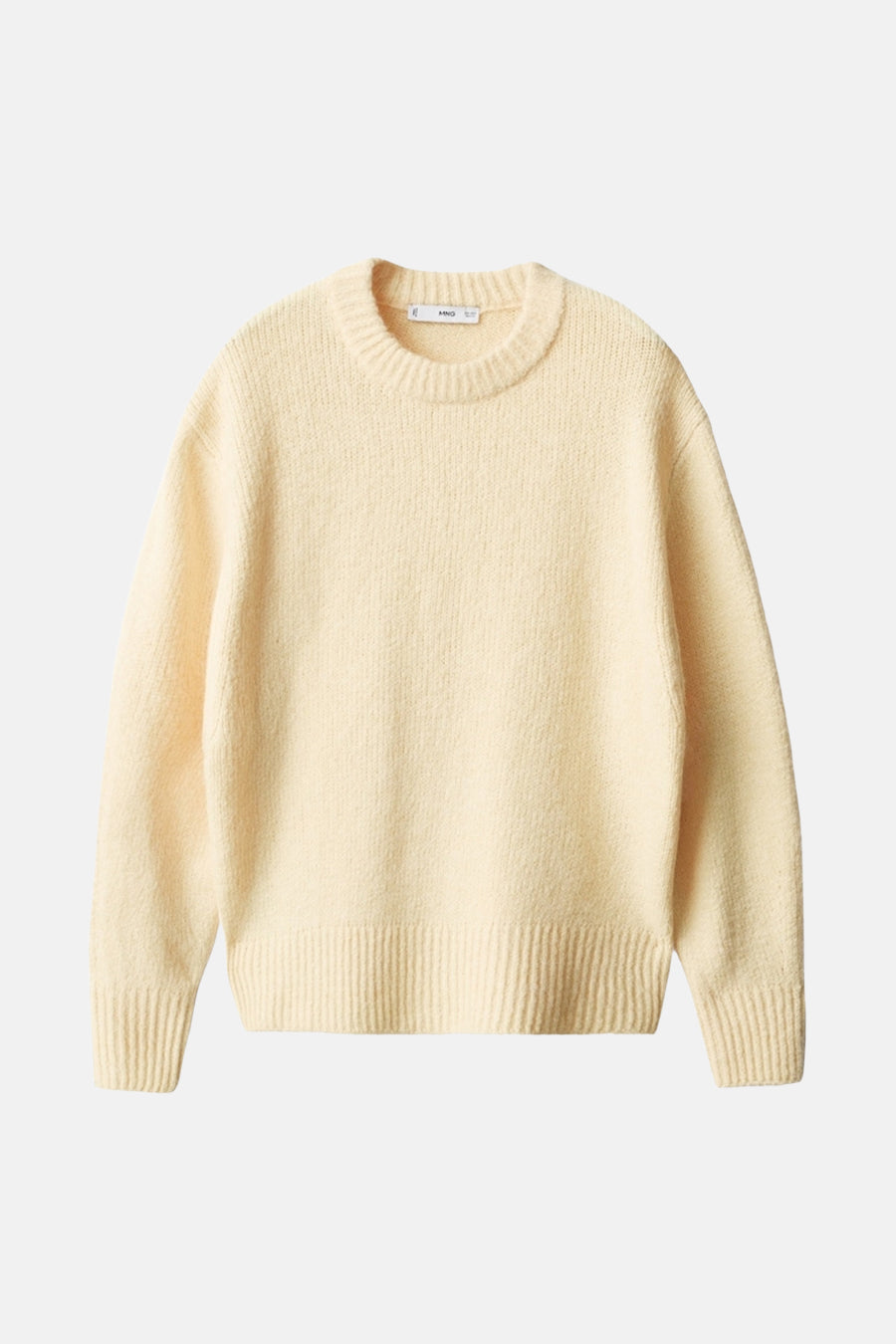 Pull à col rond - jaune - MANGO