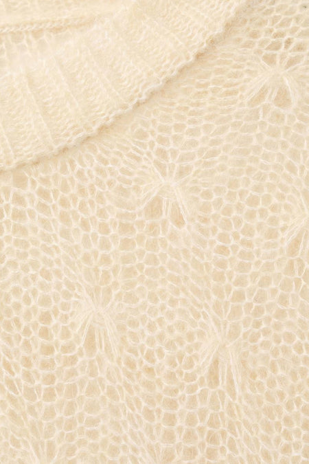 Trui met ronde hals beige - MANGO